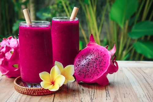 Smoothies Buah Naga Pisang Nanas - Omela